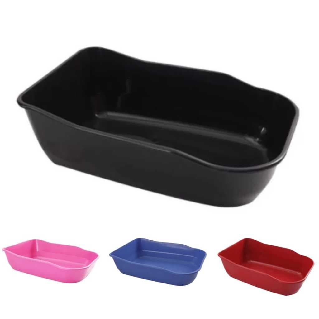 Caixa Areia GRANDE Alta Funda Gatos Adulto Pet Banheiro Sanitario Bandeja Bandeja Luxo