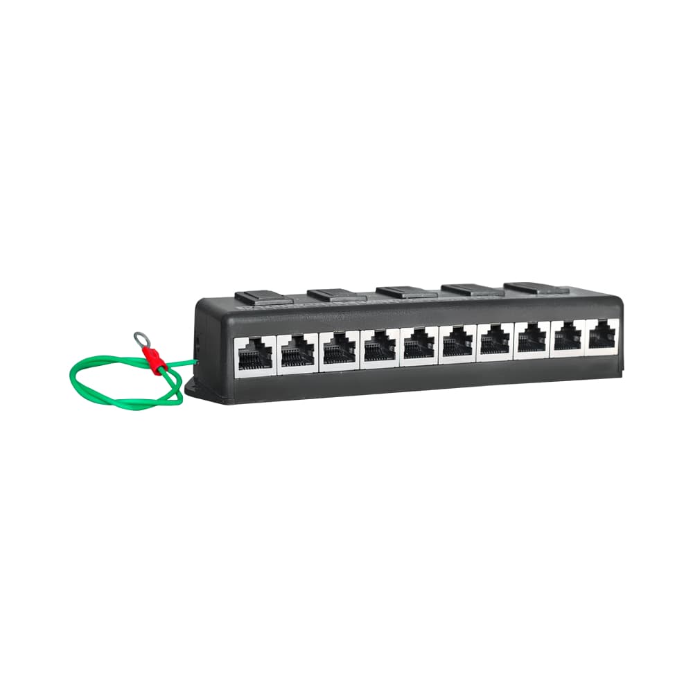 Patch Panel Poe Volt 5 Portas Fast Ethernet 12/48v