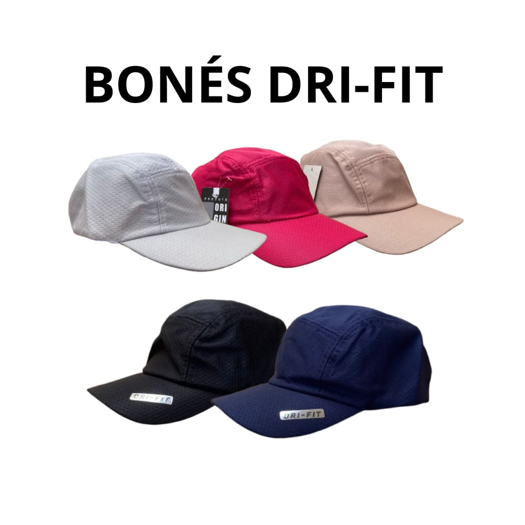 Boné Dry Fit Premium Unissex | Boné Leve, Confortável e Estiloso | Esportivo, Casual, Corrida e Academia Dri Fit Cores