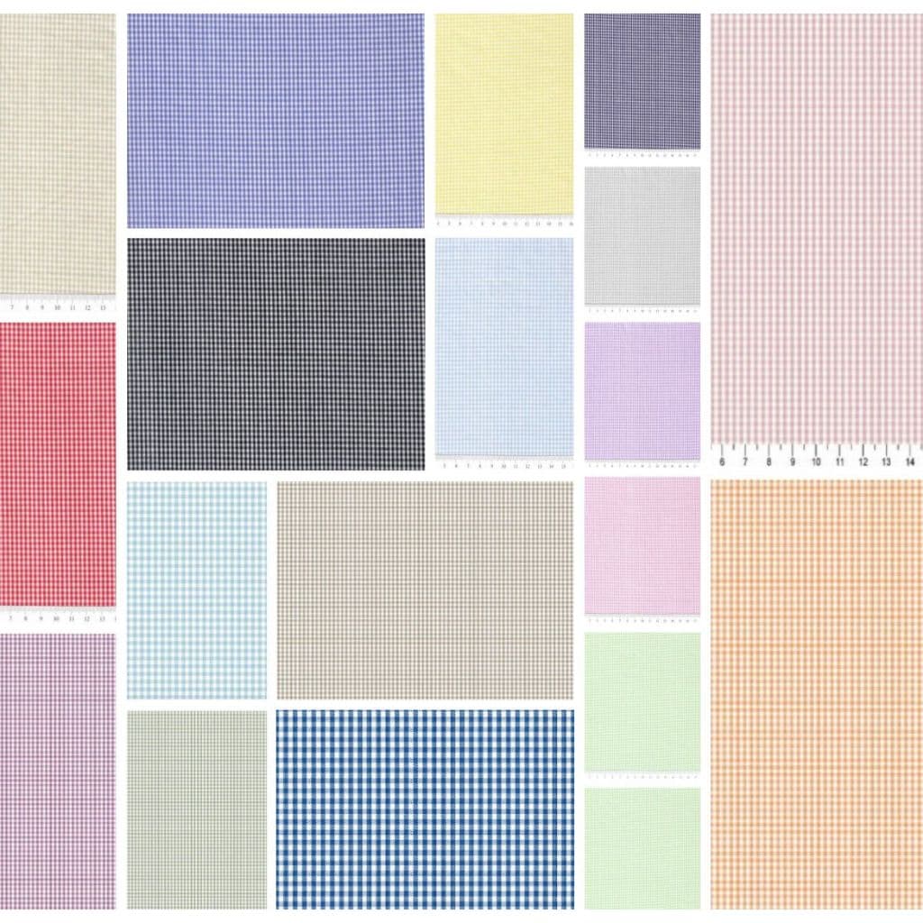 Fio TINTO XADREZ 1XM, Tecidos Caldeira TRICOLINE 100% ALGODÃO 50cm x 1,50m