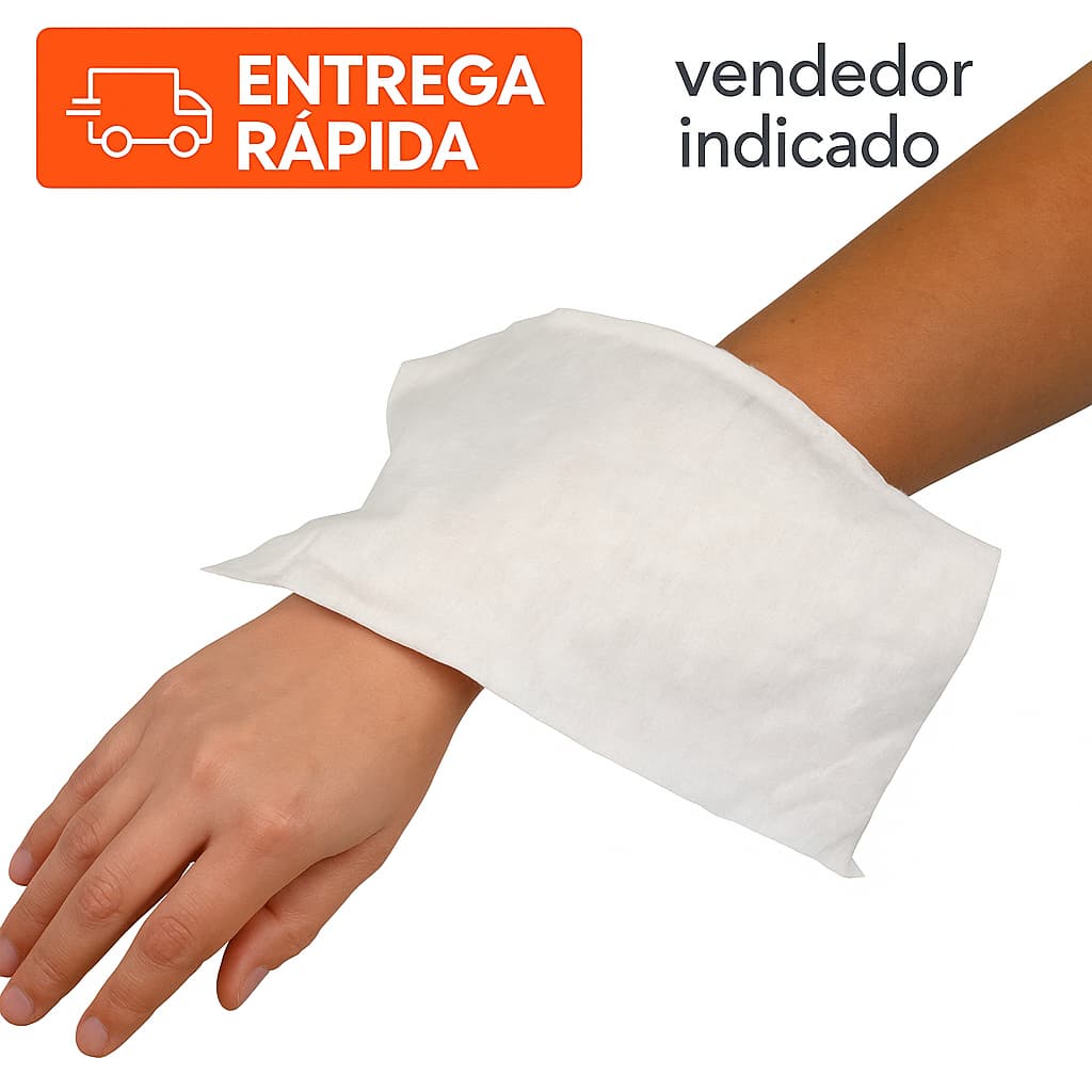 Luva de Banho Descartável Não Tecido – Pacote com 10/20/40 Unidades