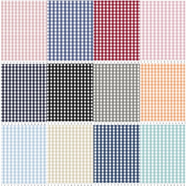 Fio Tinto Xadrez 9xm, Tecidos Caldeira TRICOLINE 100% ALGODÃO 50cm x 1,50m