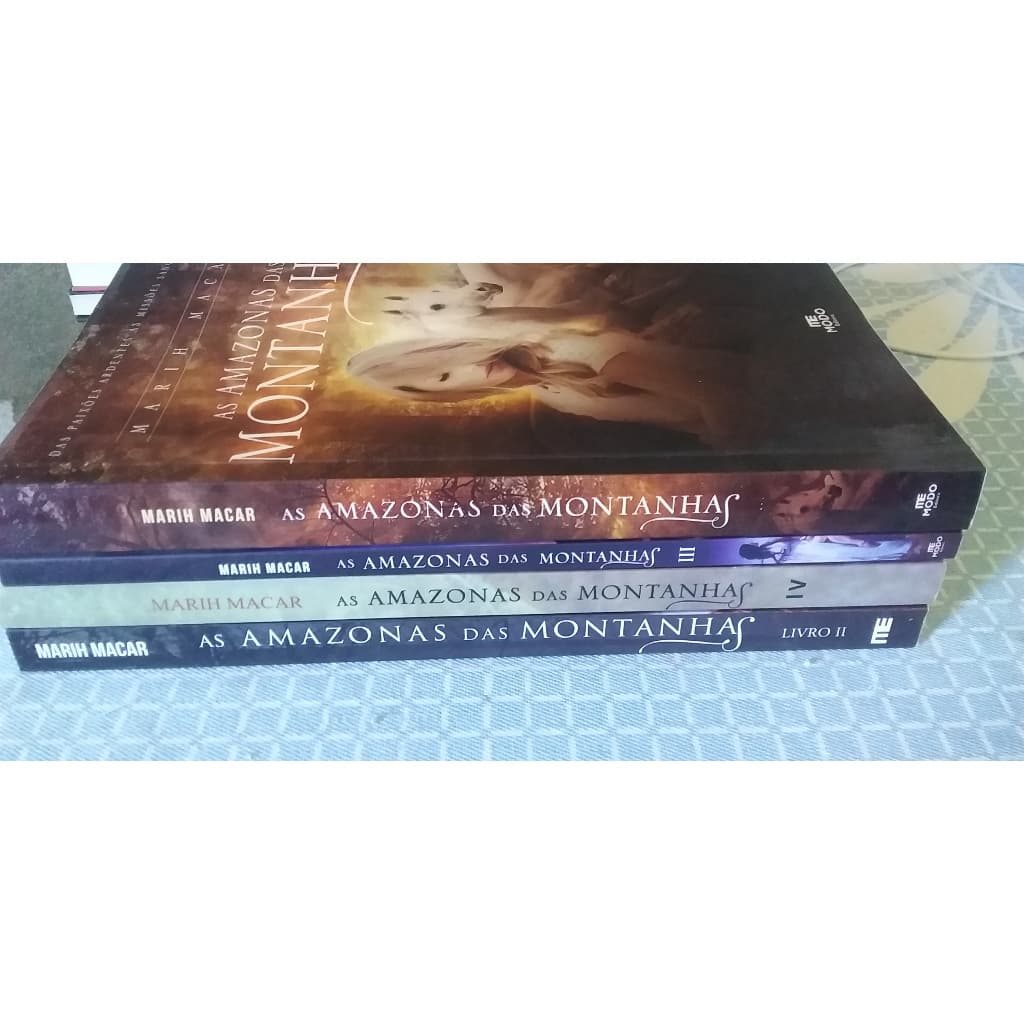 Kit de livros lésbicos da série as amazonas da montanha de mari macar