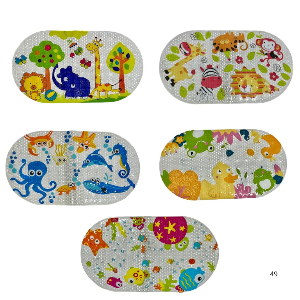 Tapete para Banho Infantil Antiderrapante com Ventosas Para Banheiro Box  Bebê