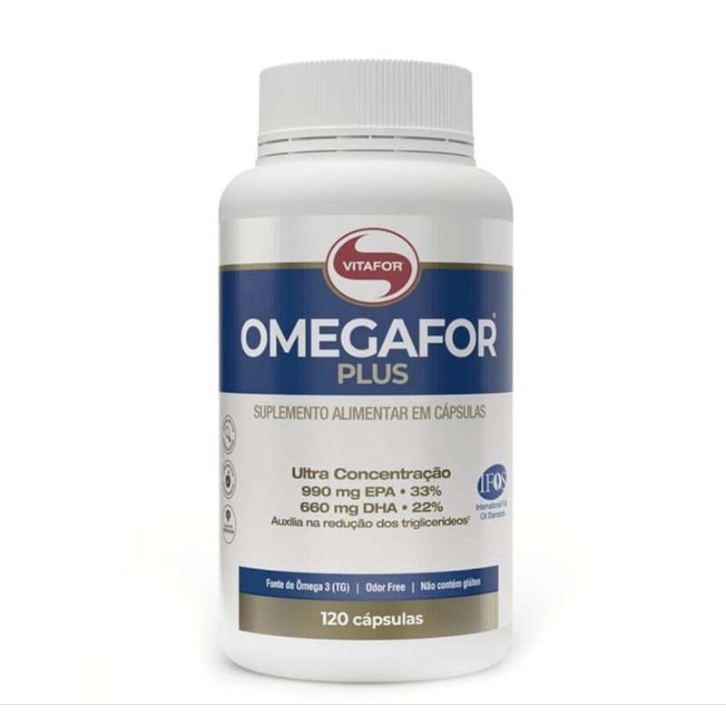 Omegafor Plus 1000mg 120 cápsulas vitafor envio imediato