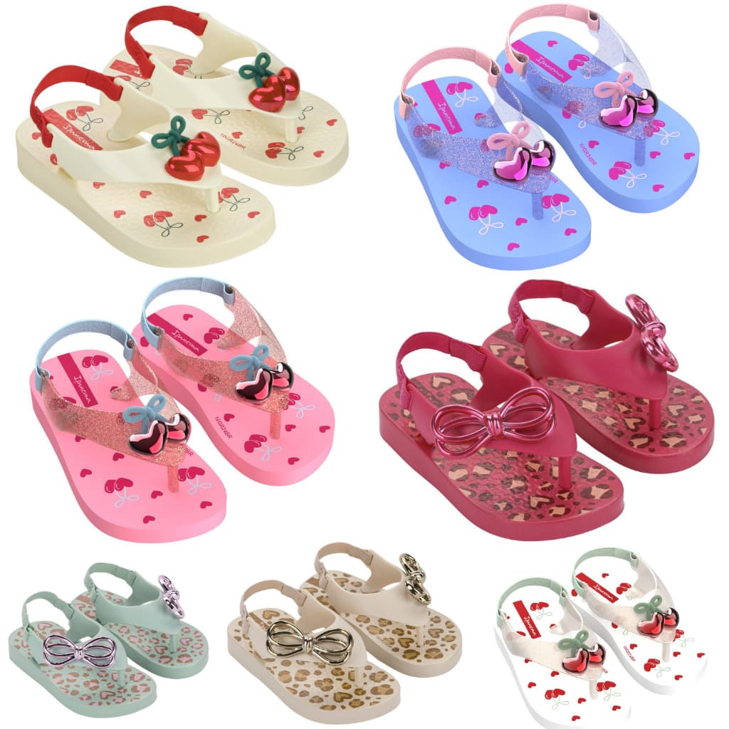 sandalia chinelo infantil baby  ipanema belle grendene com elastico original