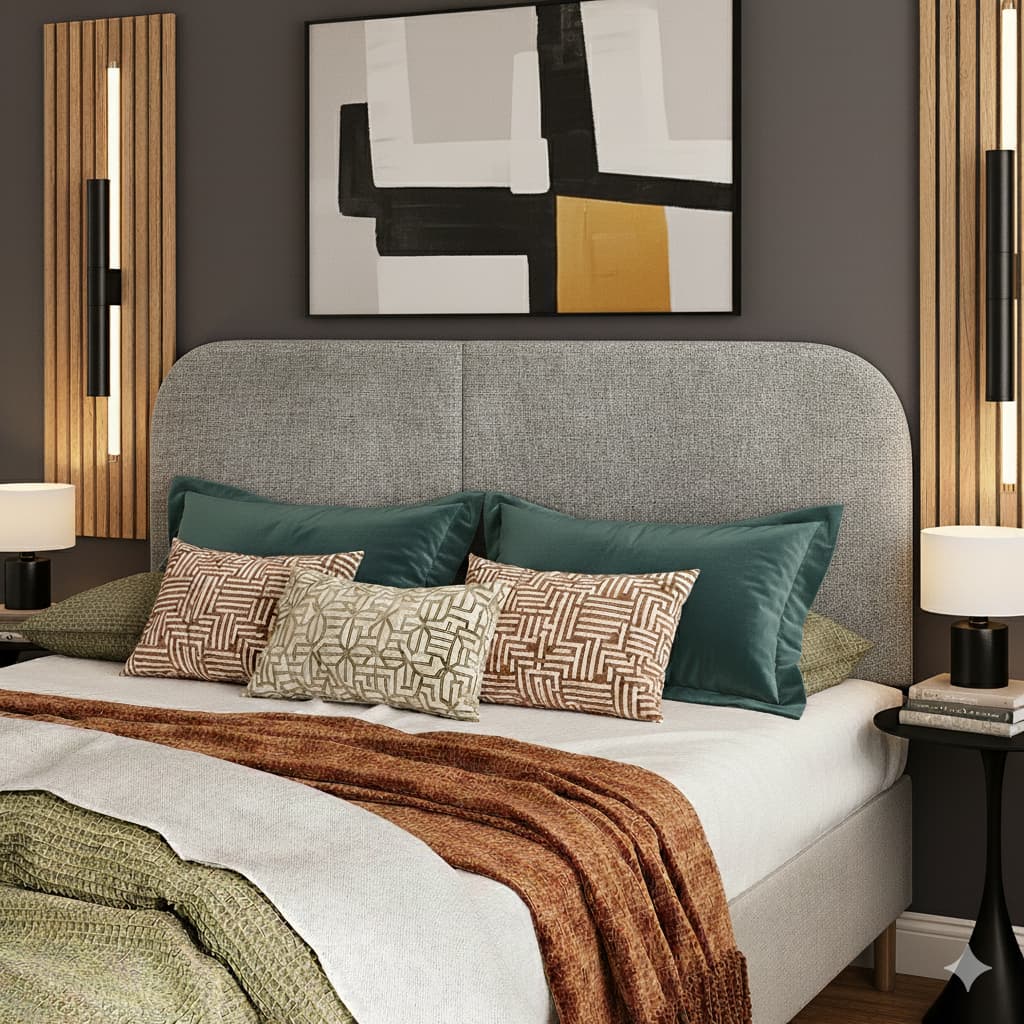 Cabeceira Mel Estofada Dobrável 1,60 para Cama Queen Size Promoção Especial