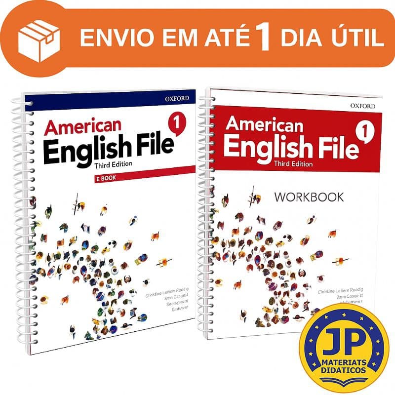 American English file Third Edition Level 1 Student´s Book mais worbook