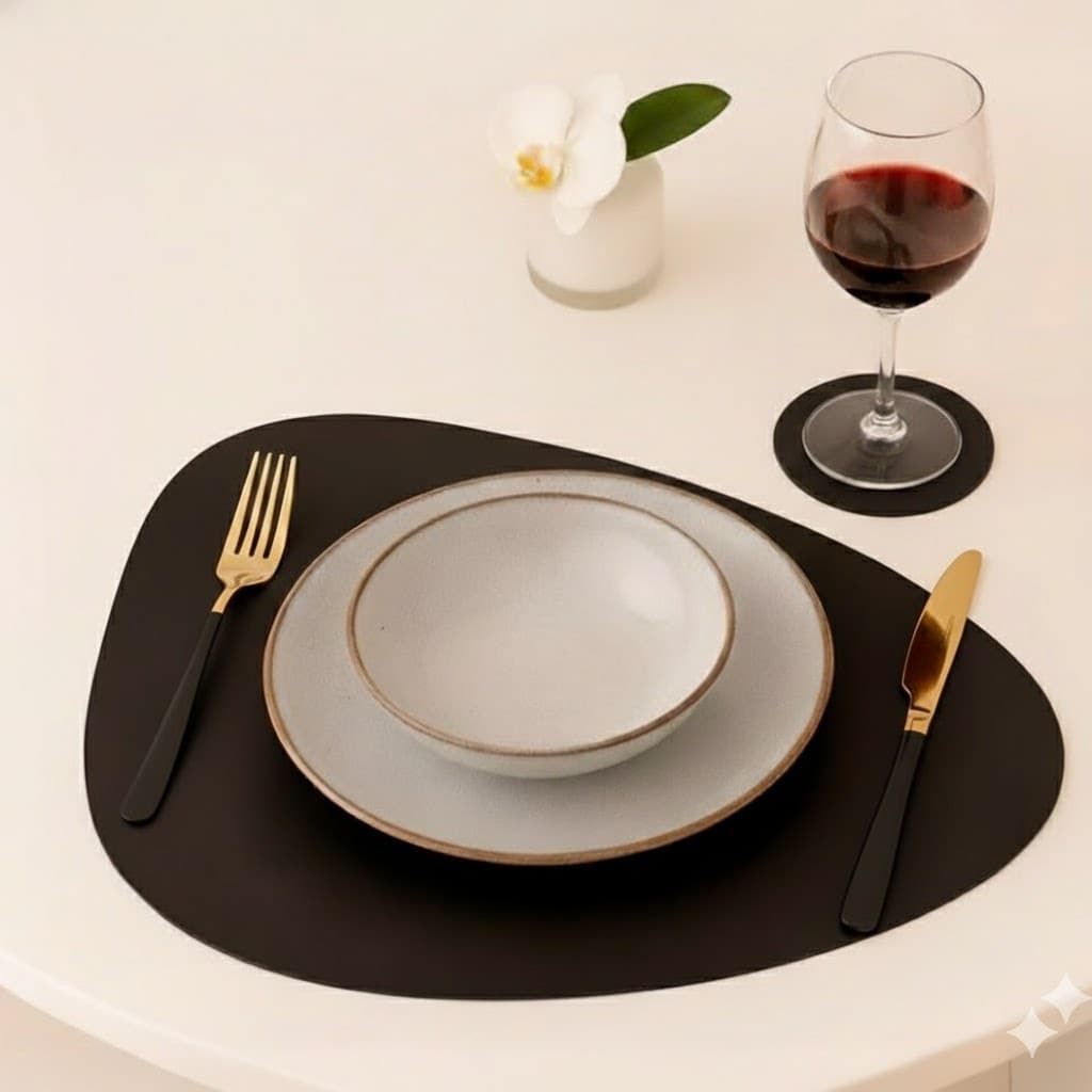 KIT Sousplast Jogo Americano + Porta Copos 2,4,6,8 e 10 pecas