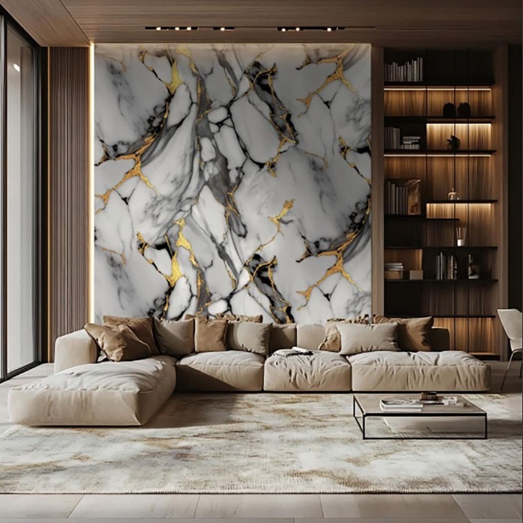 Placa Adesiva 120cm X 280cm Mármore Parede Vinilica Lavável Impermeável Box Banheiro Rolo Adesivo