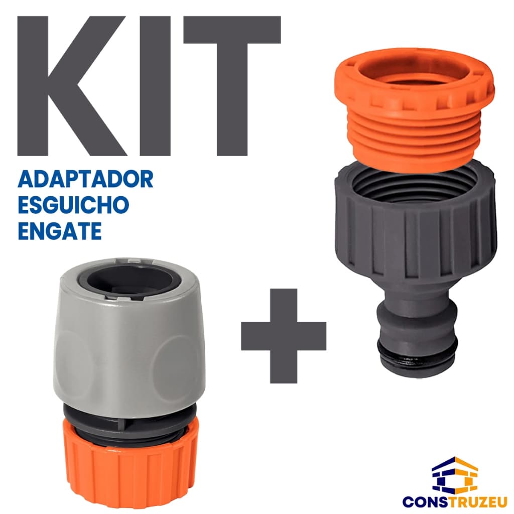 Conexões P/ Irrigação Engate Rápido 1/2  Macho e Fêmea  Adaptador 1/2 x 3/4 Esguicho Conector Mangueira 1/2