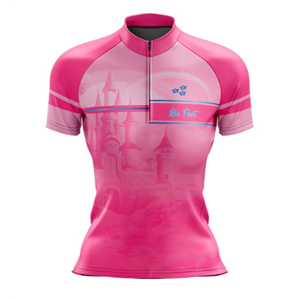 Camisa Ciclista Infantil Princesas Blusa Crianças Bicicleta Bike Crianças Pedalar BeFast