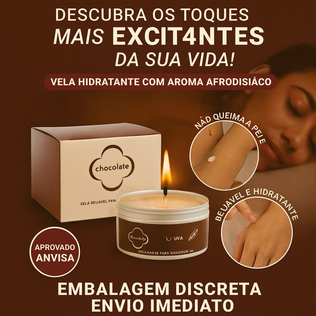 Oléo de Massagem Vela para Massagem Beijável Sabor Uva e Chiclete Chillies Sex shop Namorados