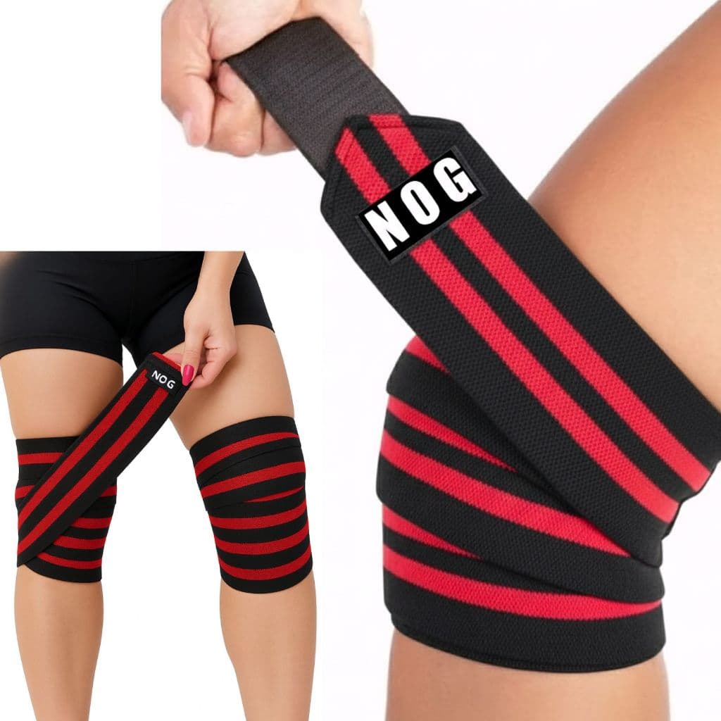 Faixa De Joelho 1 Par 2metros para Crossfit Academia Musculação