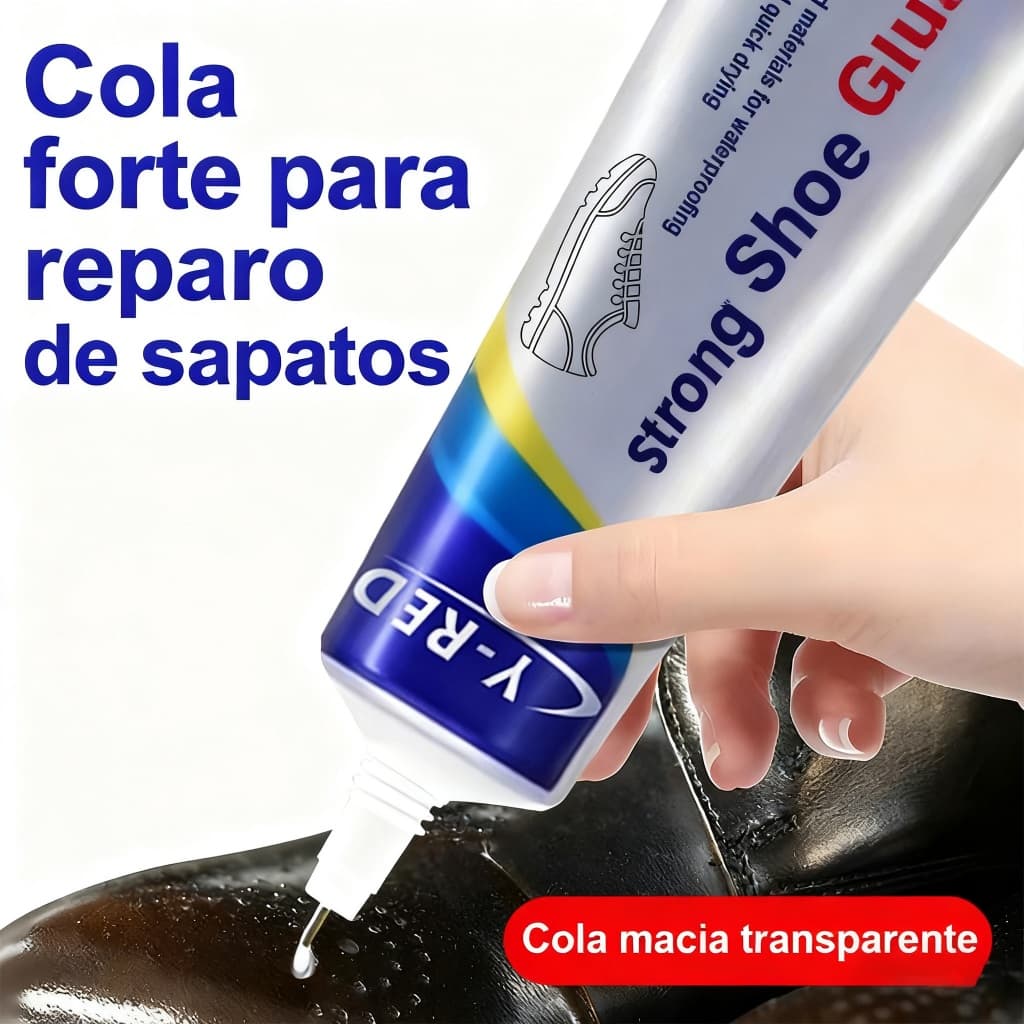 Odor-Cola Transparente Para Reparo De Sapatos Sem Com Resina Macia De Alta Resistência