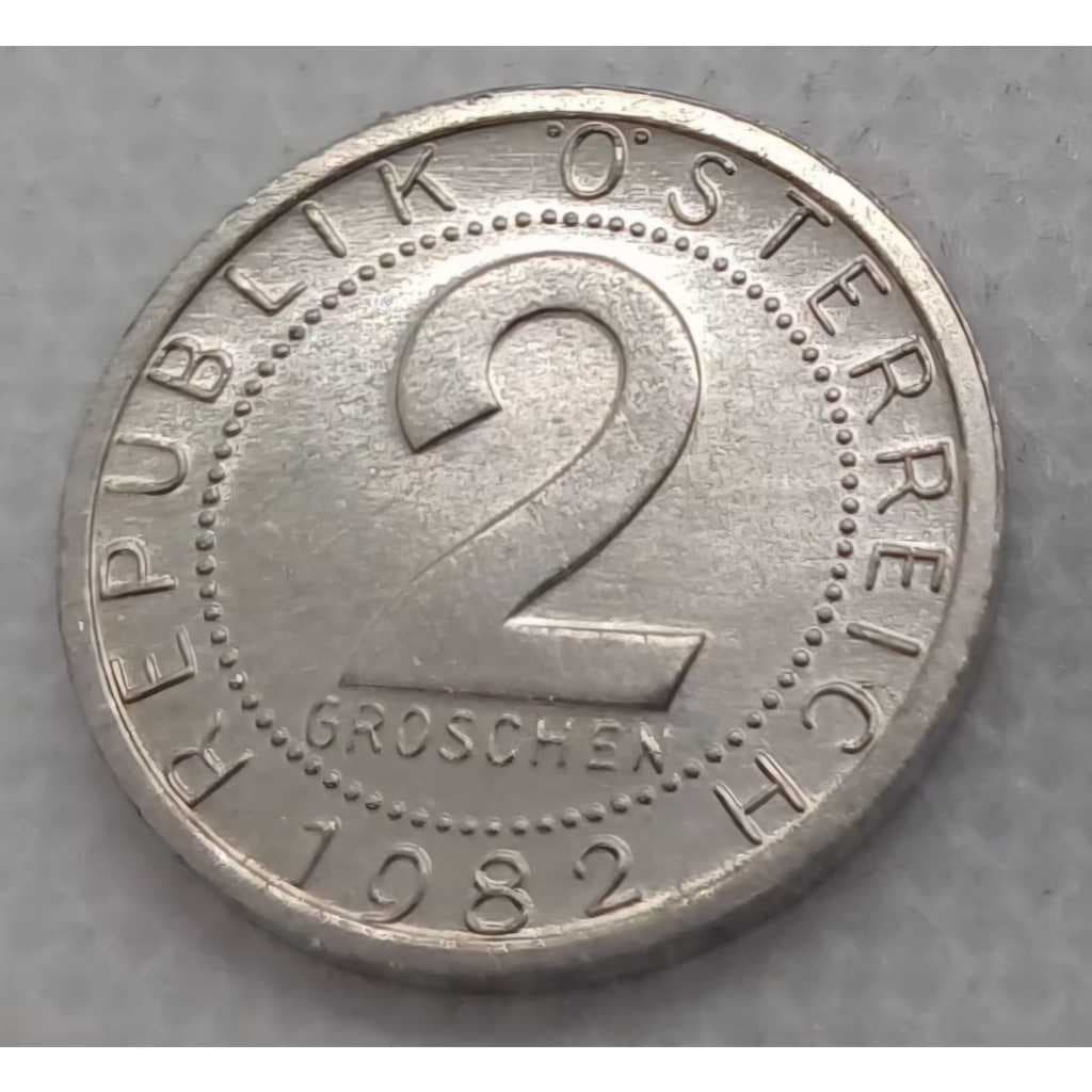 Moeda 2 Groschen Austria (anos variados) - FC