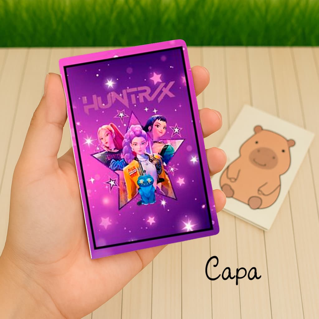 30 Mini Livros de Colorir Mini Tema Guerreiras do K-pop