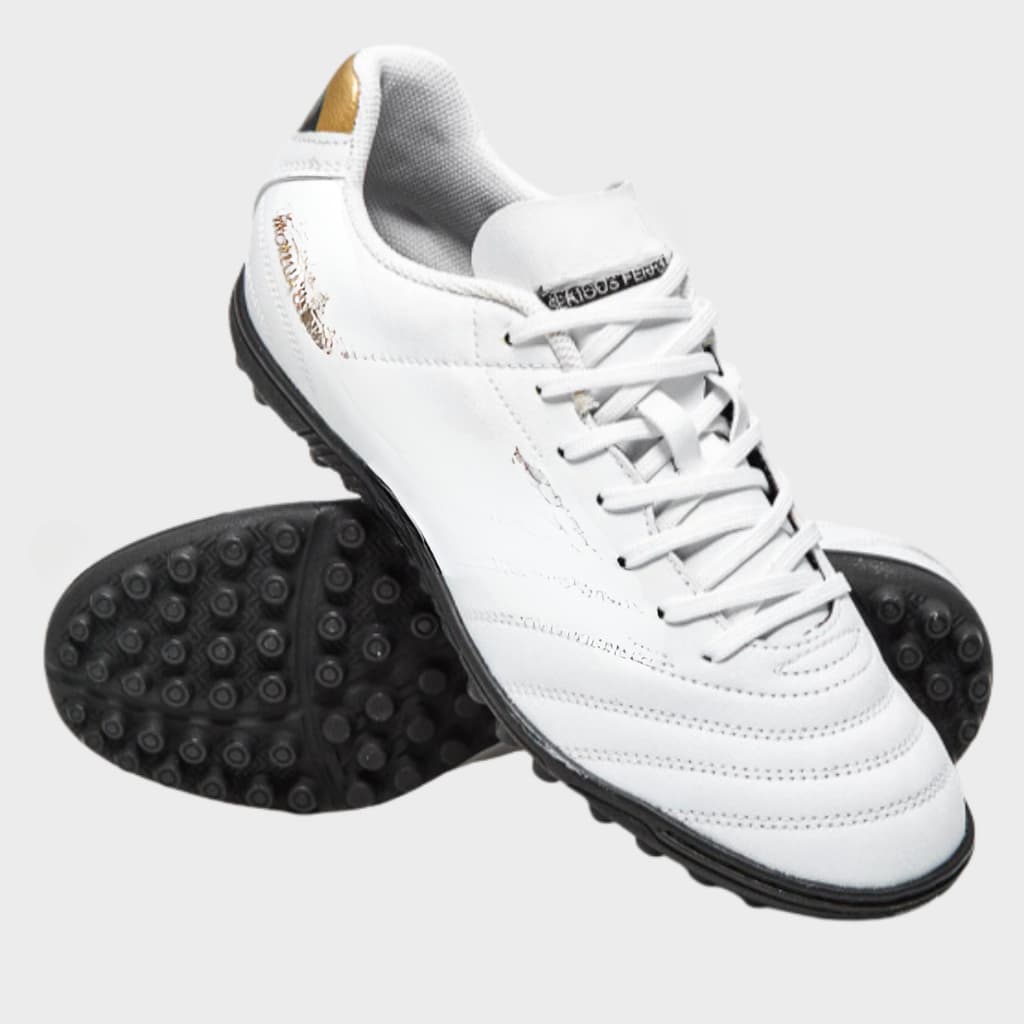 Chuteira Society Profissional Masculina/Feminina/Infantil Grama Sintética Costurada, Leve e Confortável Promoção