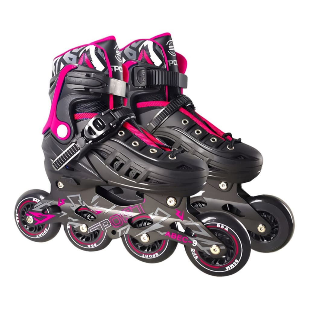 Patins Roller In Line Adulto Abec 9 Ajustável Profissional Rodas 84 MM Varias Cores
