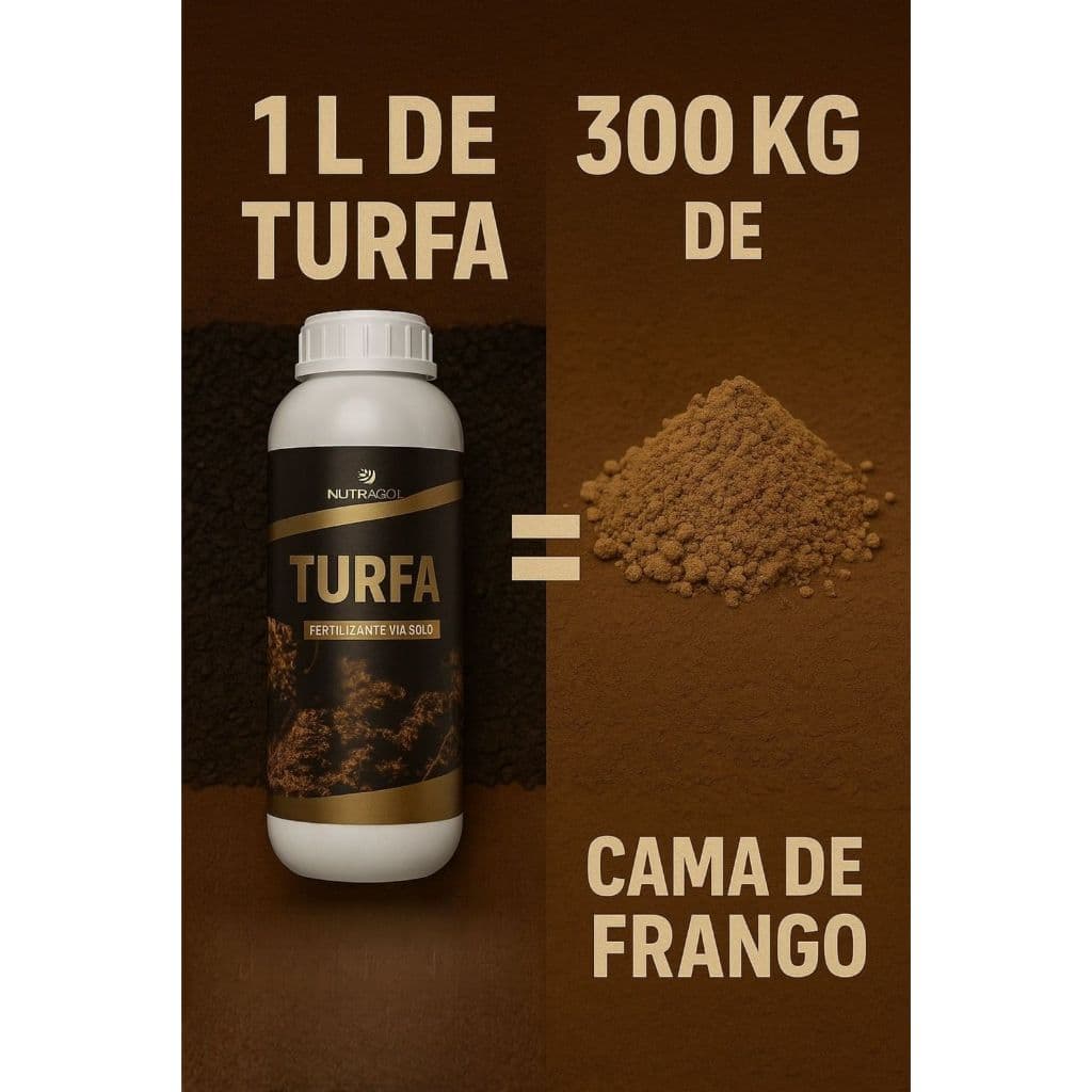 Turfa Liquida Leonardita, Esterco Liquido, Cama De Frango, Matéria Orgânica - 1 Litro
