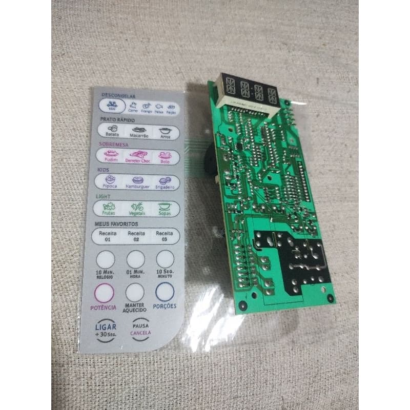 placa mais membrana do microondas Electrolux MEF33