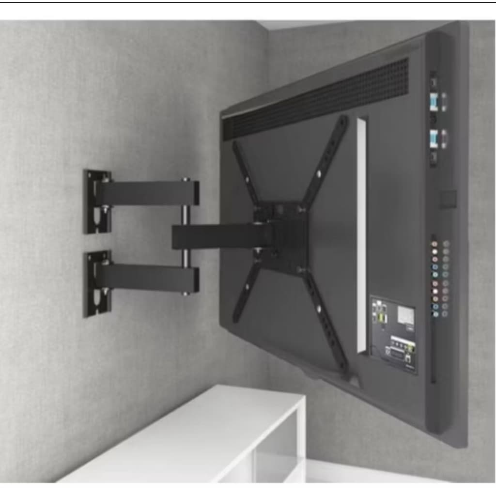 Suporte Tv Tri Articulado Lcd Led Plasma 22 A 55 Pol para parede 32 40 42 43 47 50 52 55 polegadas ART 24 TRI ADAP
