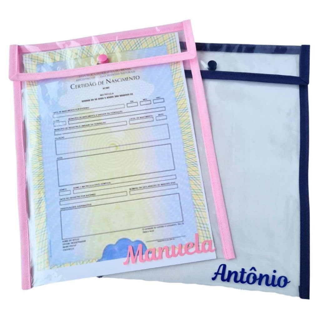 Porta Certidão Personalizado Pasta Plastificada para Documentos