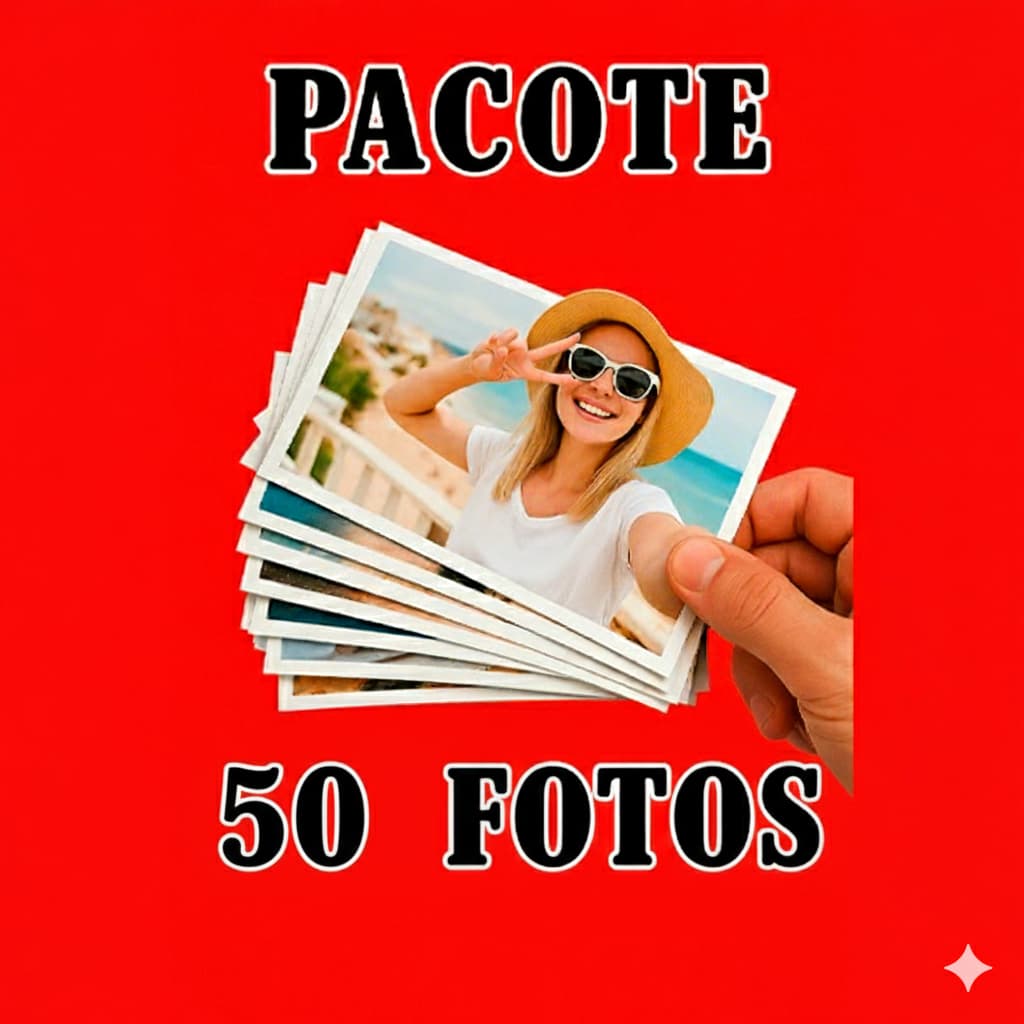 50 fotos imagem sua escolha - revelação