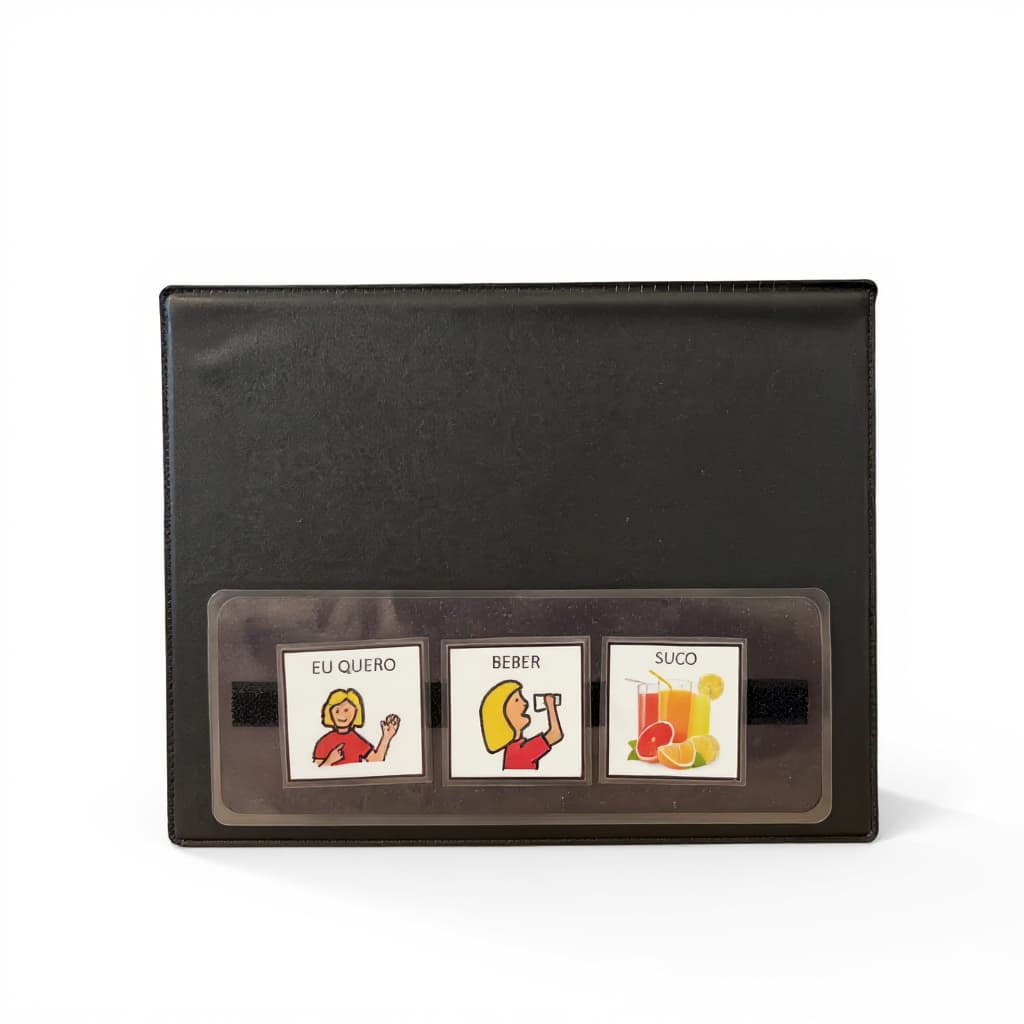 Fichário de comunicação alternativa - Autismo e educação especial - PEC'S - 64 fichas