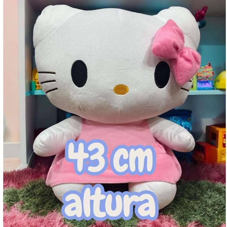 PROMOÇÃO LINDA HELLO KITTY DE 43 CM DE PELÚCIA
