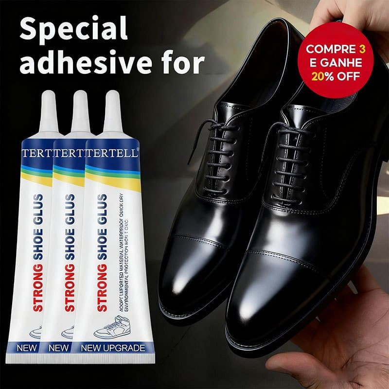 Cola Transparente Para Reparo De Sapatos – Adesivo À Prova D'água Fixação De Solas , Saltos E Bolsas (60ml)