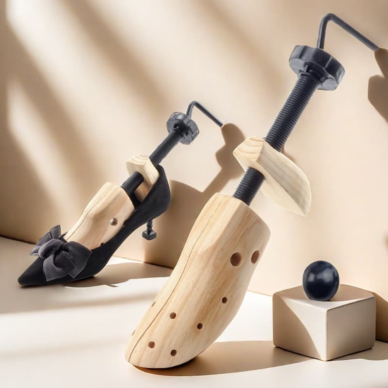 Alargador de Madeira 34 a 38 Para Sapatos Tênis Sandália Modelador Laceador Expansor de Calçados