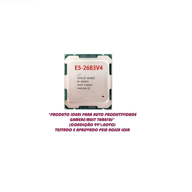 Processador Xeon E5-2683 V4 Multi Tarefas Pesadas E Gamer