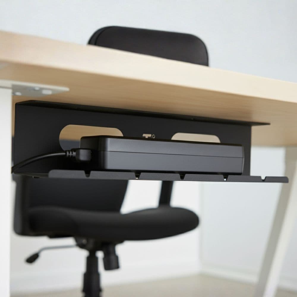 Suporte Organizador de Fios Mesa Réguas de Tomada Aço organizador de parede escritório esconder fios