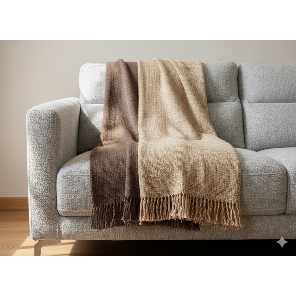 Capa Para Sofá Retrátil Terracota Luxo Sala Decoração Proteção 220x150 CM