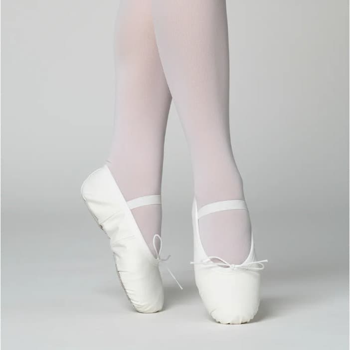 Sapatilha Ballet BRANCA Meia Ponta Sintética LINHA PREMIUM BALÉ