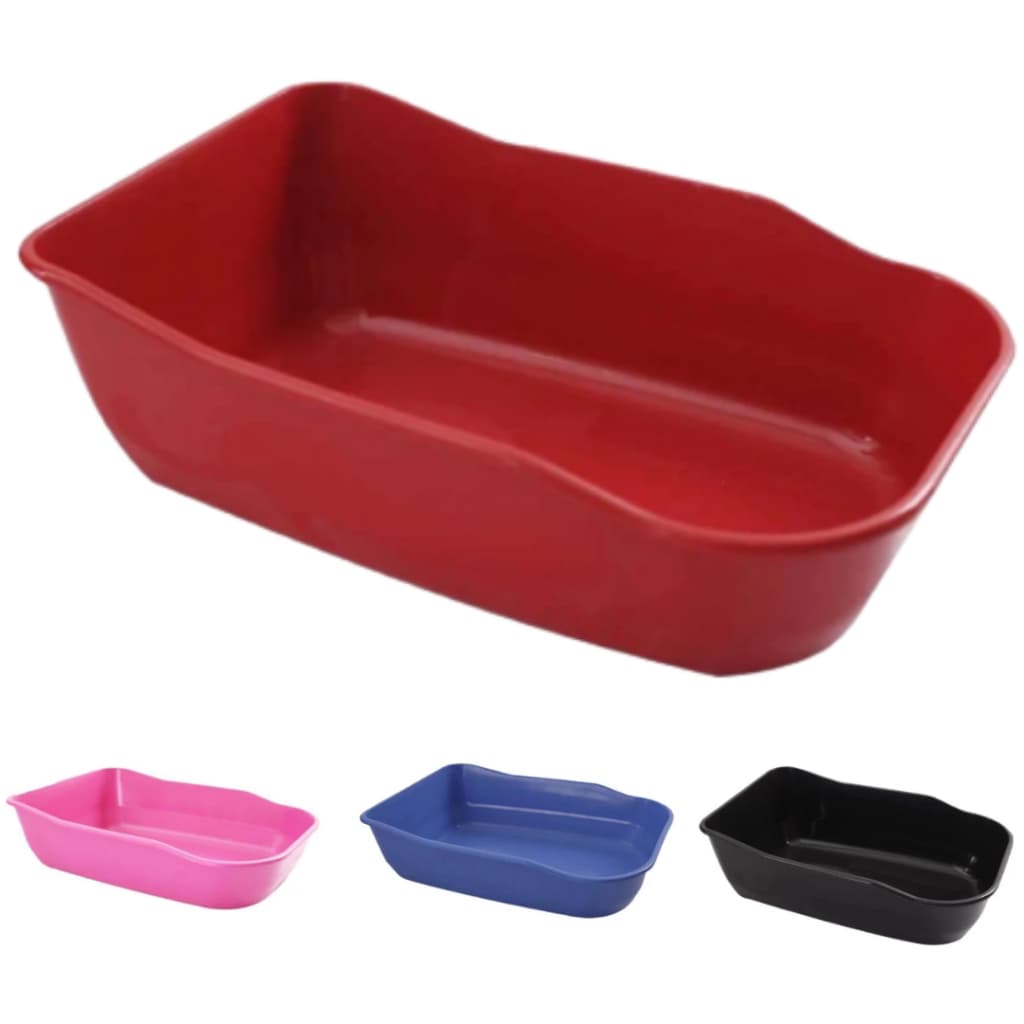 Caixa Areia Bandeja Alta Funda Gatos Adulto Pet Banheiro Sanitario Durapets