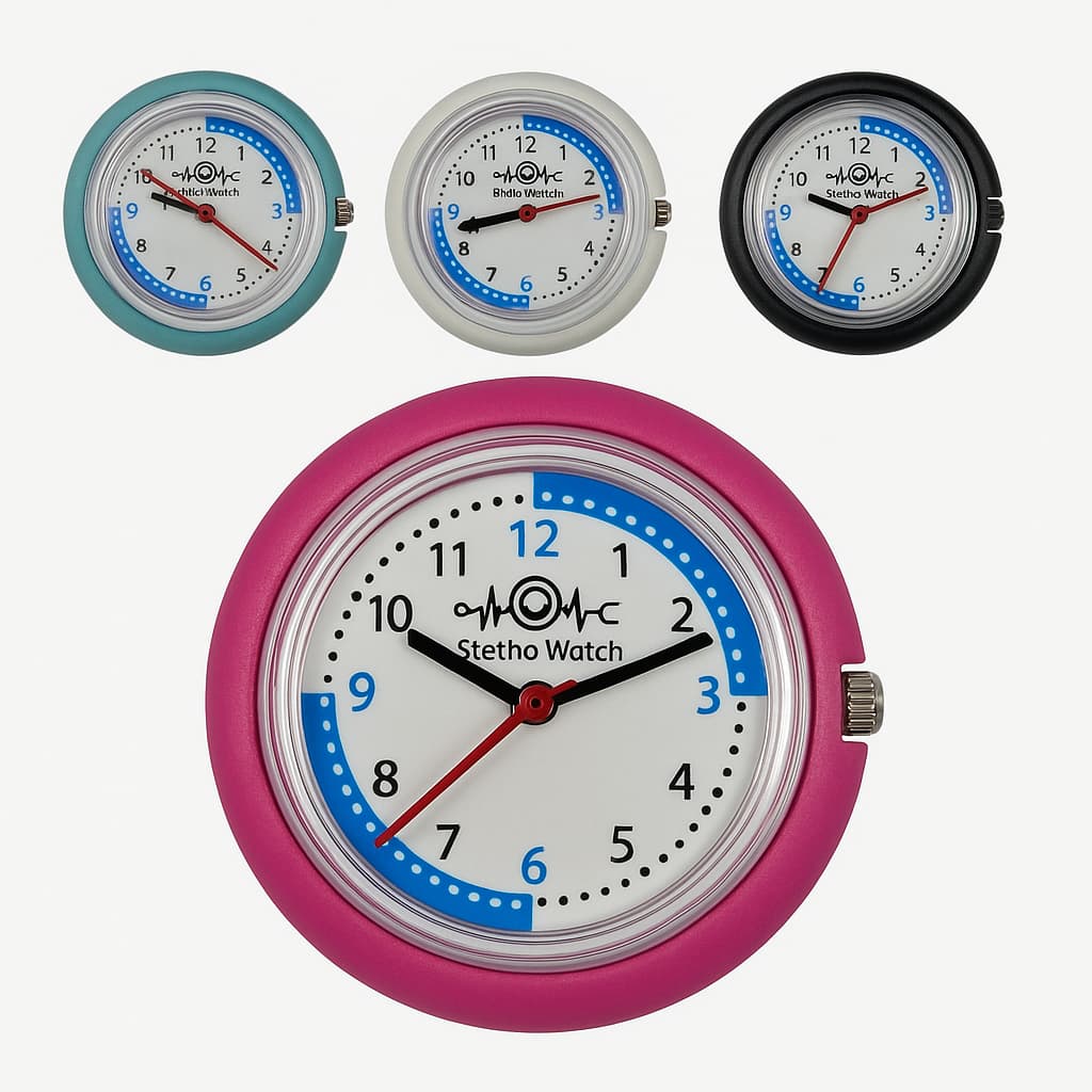 RELÓGIO PARA ESTETOSCÓPIO STETHO WATCH - DIVERSAS CORES