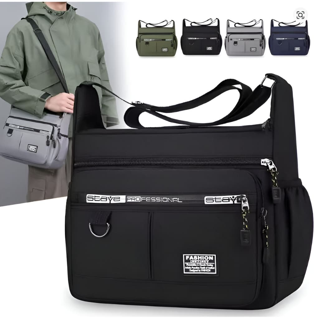 Bolsa Masculina Casual Impermeavel Resistente Grande