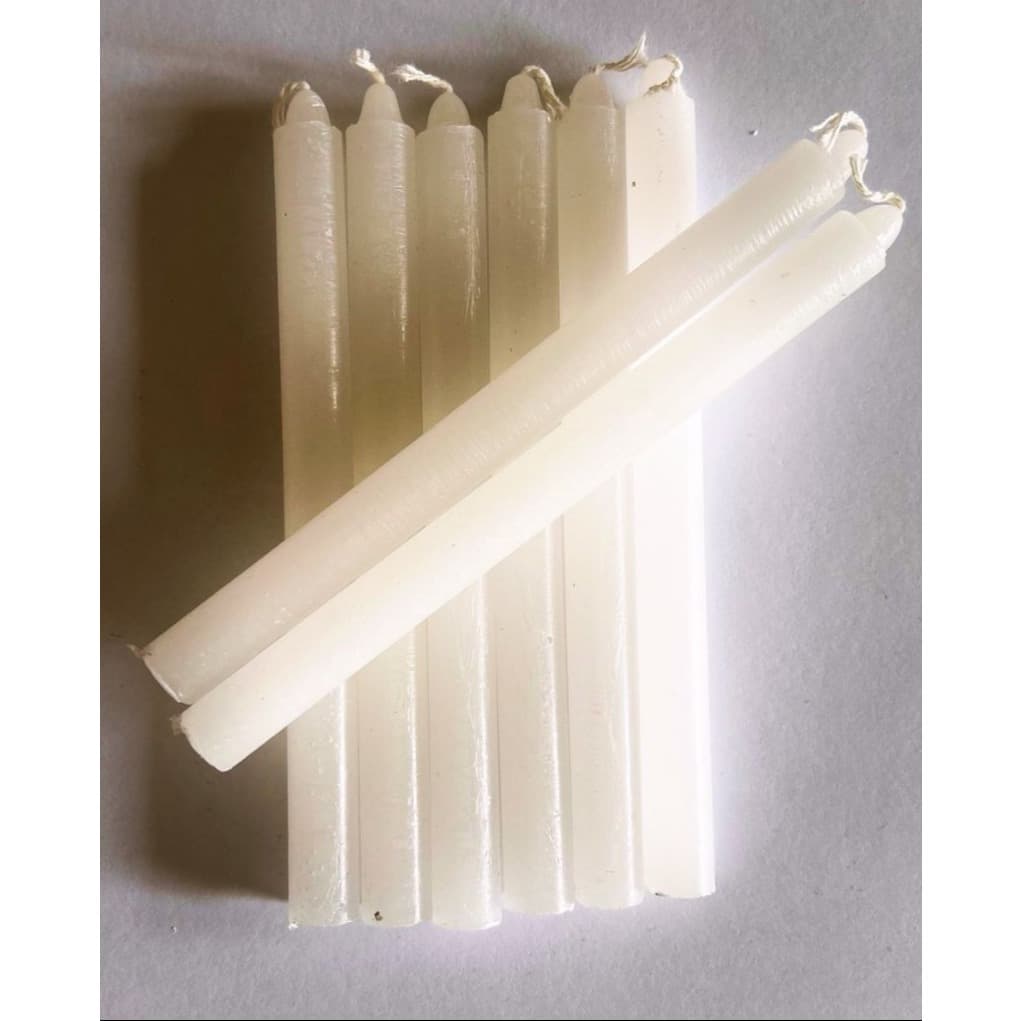 Vela Palito Branca 18,5cm – Pacote com 1kg /2kg/3kg