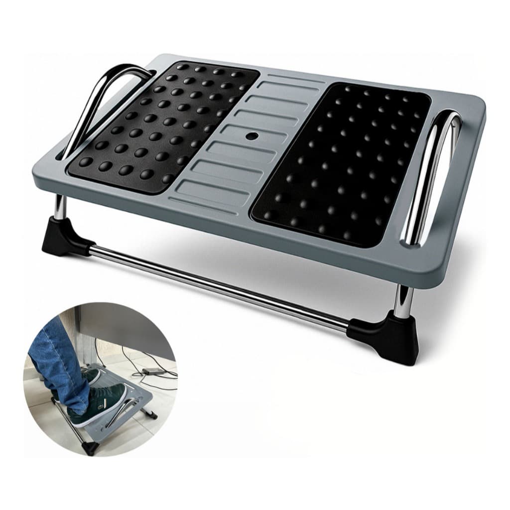 Apoio para os Pés Ergonômico Inclinável com Antiderrapante Escritório Home Office Nr17