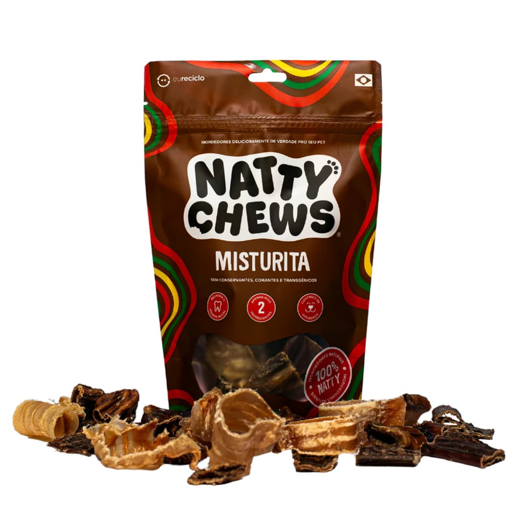 Natty Chews Misturita Recorte Bovino Natural 100 g