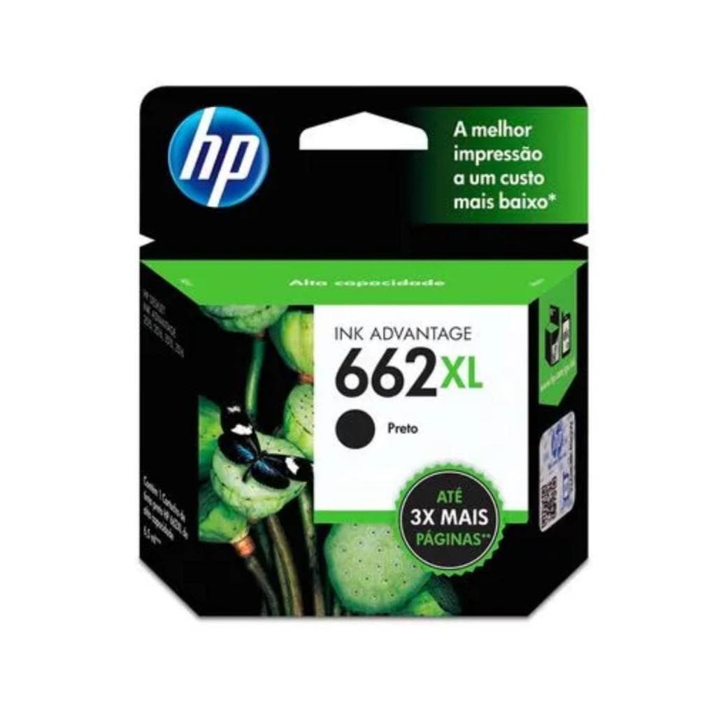 Cartucho 662xl Preto Hp 2516 3516 2546 1516 3515