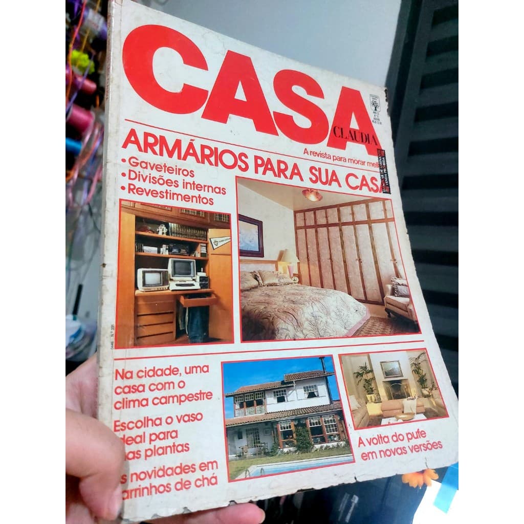 Revista Casa Claudia Ano13 nº8 Agosto 89