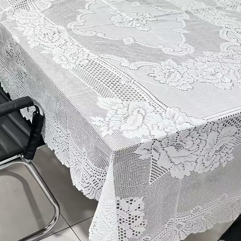 Toalha de Mesa Jacquard Luxo 6 Lugares 2,30x1,50 para Cozinha premium Várias Cores