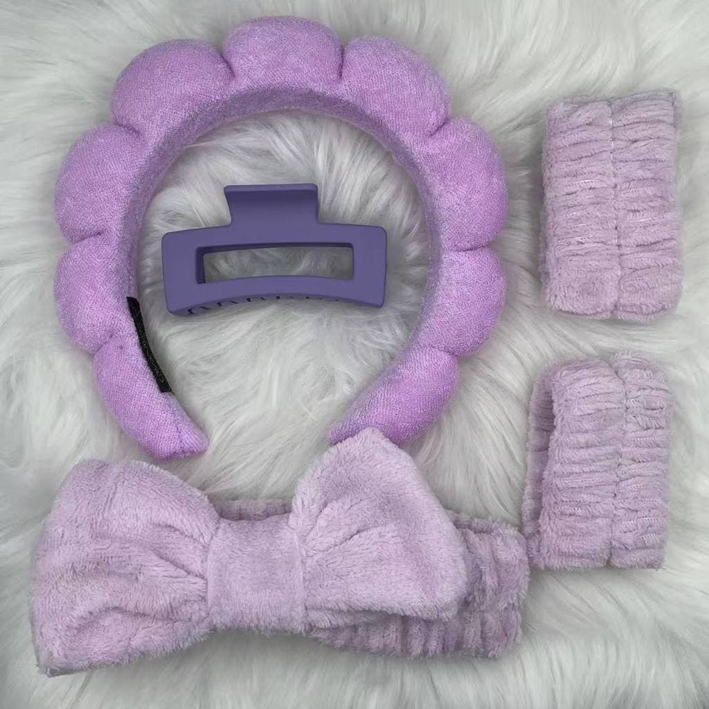 KIT Faixa De Cabelo Em Nuvem Para Mulheres