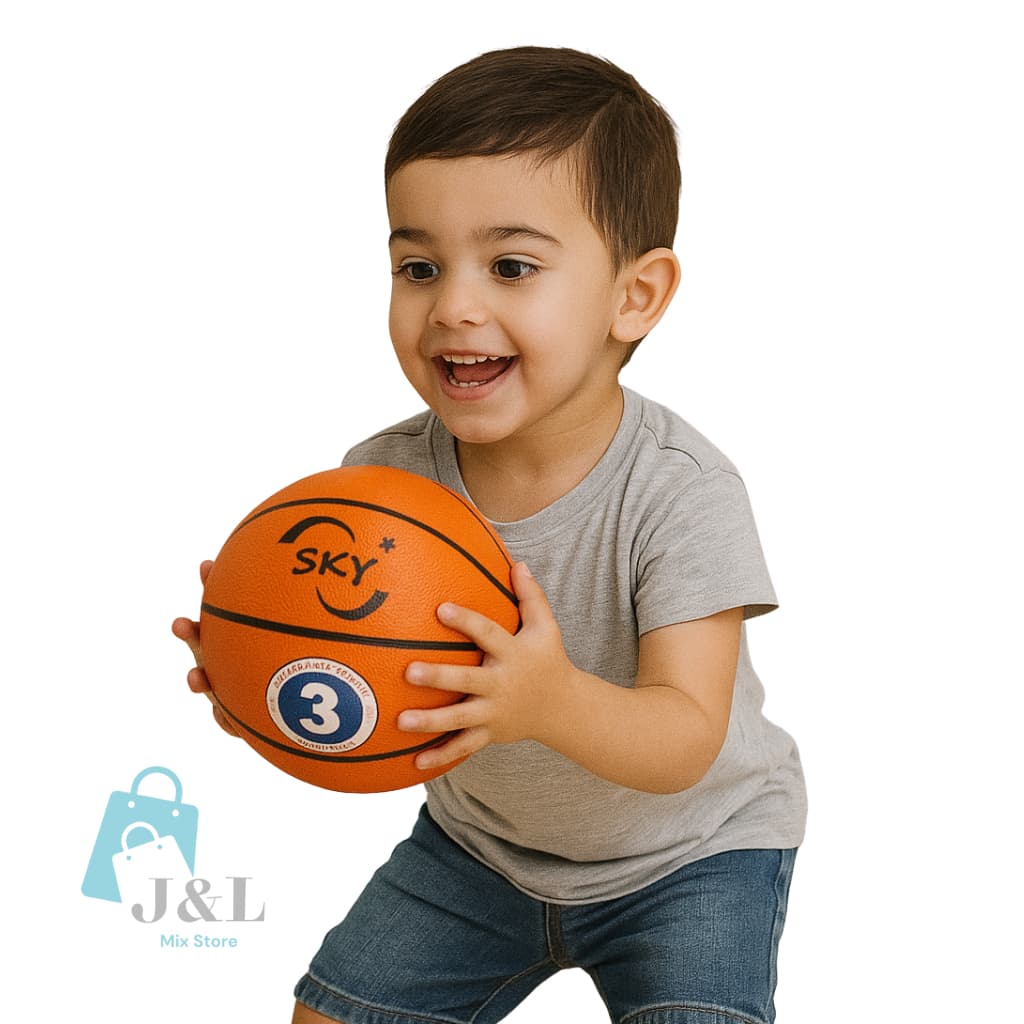 Bola de Basquete Infantil Tamanho 3 para Crianças Mini Bola