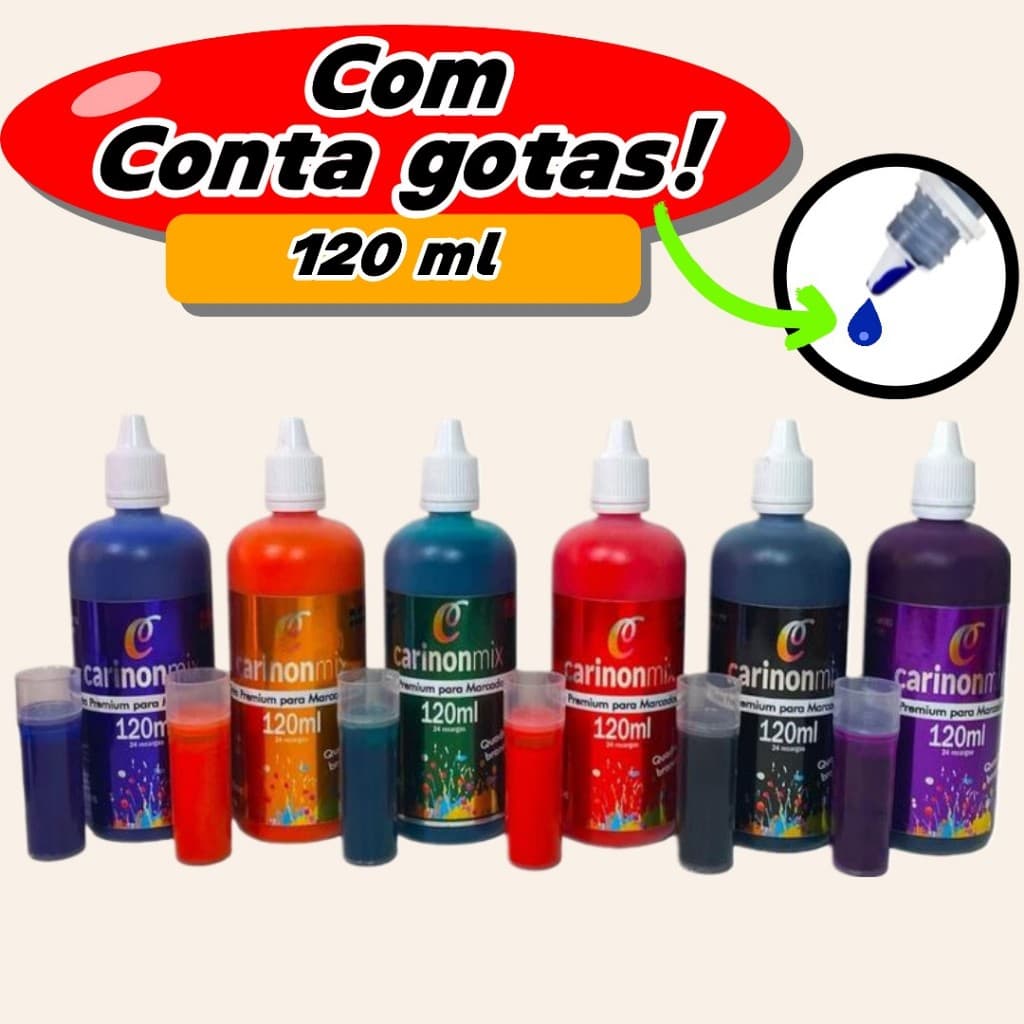 Kit de 3, 2 ou 1 de Tintas Especial Premium para Marcador de Quadro Branco Pincel Pilot Board Master 120ml