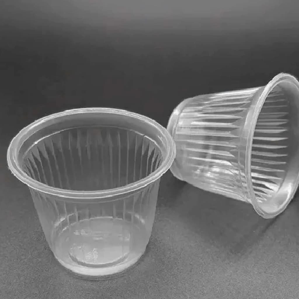 100 Un Copo Descartável 50ml Transparente Para Café