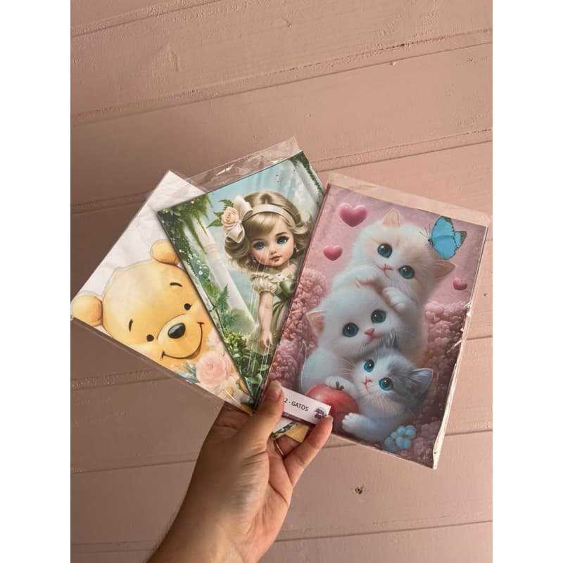 Papel de Carta estilo antigo - Pacote com 10 unidades